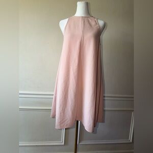 Charles Henry Pale Pink Halter Swing Mini Dress Size XS